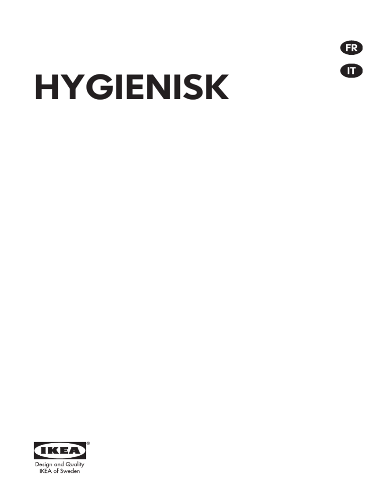 IKEA HYGIENISK User manual IKEA HYGIENISK User manual