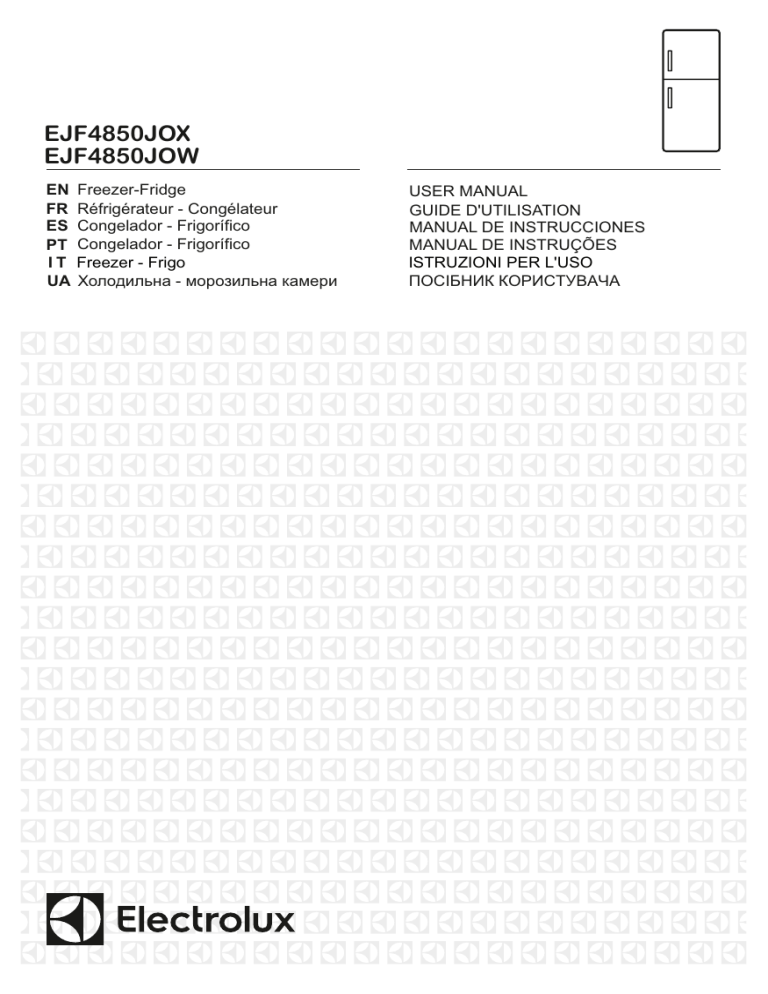 Electrolux EJF4850JOW User manual Electrolux EJF4850JOW User manual