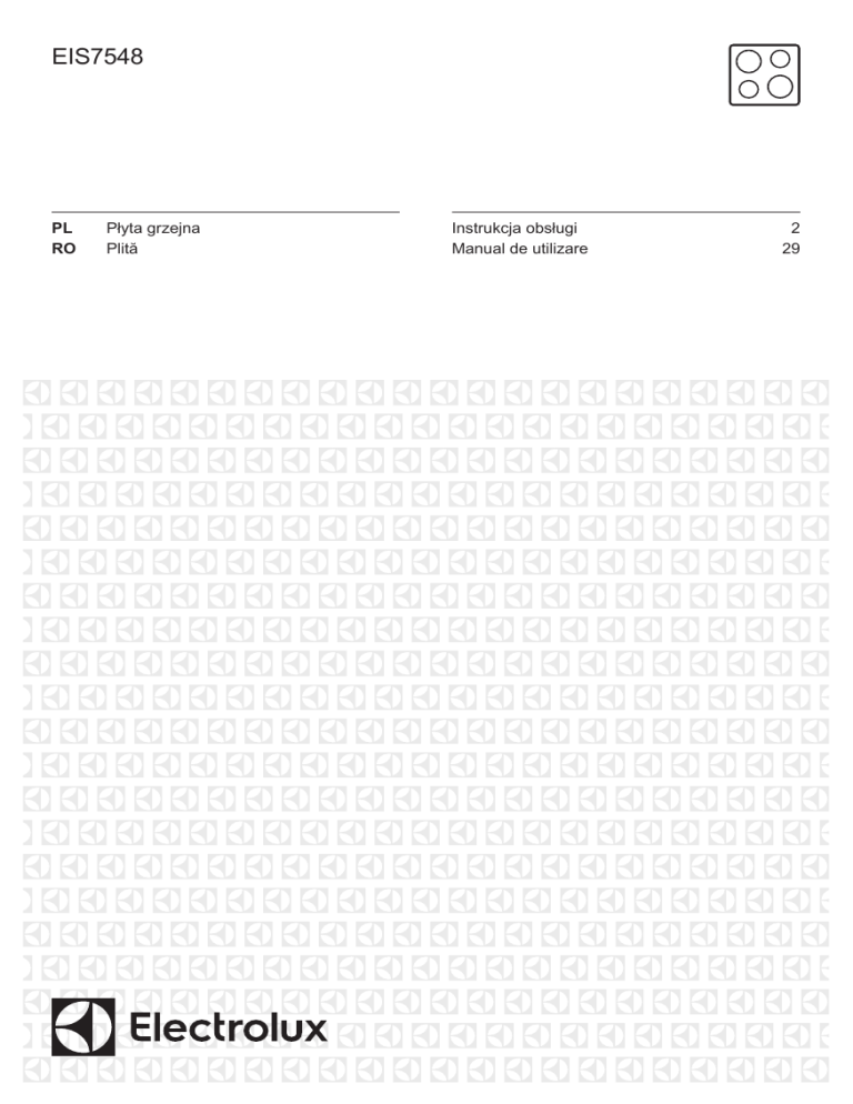 Electrolux EIS7548 User manual Electrolux EIS7548 User manual