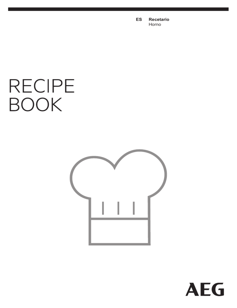 AEG BPK742320M Recipe book AEG BPK742320M Recipe book