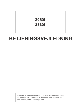 Triumph-Adler 3560i Copy system Brugermanual | Manualzz Triumph-Adler 3560i Copy system Brugermanual | Manualzz