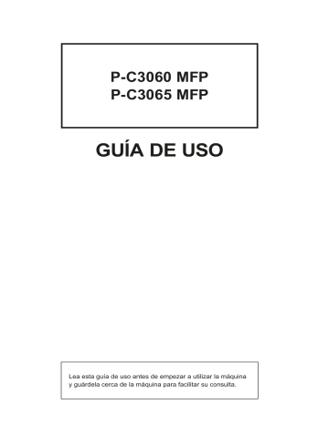 Triumph-Adler P-C3060 MFP Copy system Manual de usuario | Manualzz Triumph-Adler P-C3060 MFP Copy system Manual de usuario | Manualzz