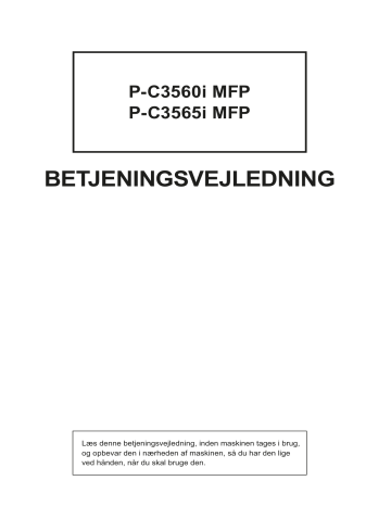 Triumph-Adler P-C3560i MFP Copy system Brugermanual | Manualzz Triumph-Adler P-C3560i MFP Copy system Brugermanual | Manualzz