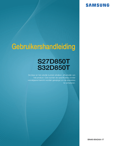 Samsung WQHD Monitor 32 inch LS32D85KTSR Handleiding | Manualzz