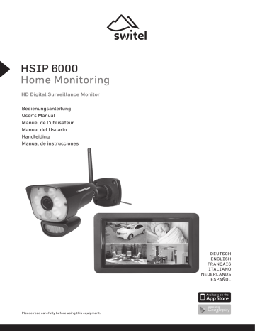 Switel HSIP6000 User's Manual | Manualzz Switel HSIP6000 User's Manual | Manualzz