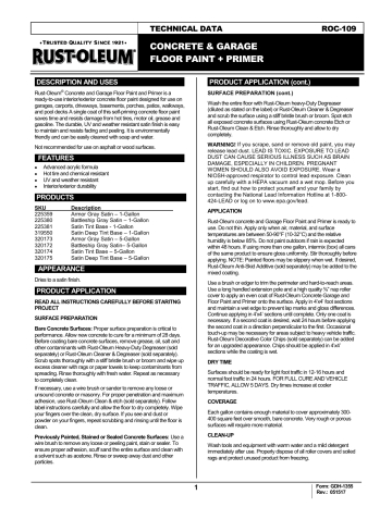 Rust-Oleum 320175, 319550, 225380, 225359 Manual Rust-Oleum 320175, 319550, 225380, 225359 Manual