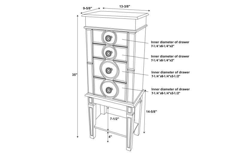 Linon Home Decor THD01929 User manual Linon Home Decor THD01929 User manual