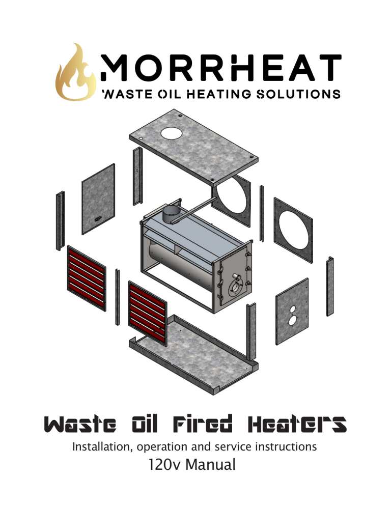 MorrHeat MH160, MH320, MH240, MH480 User manual MorrHeat MH160, MH320, MH240, MH480 User manual