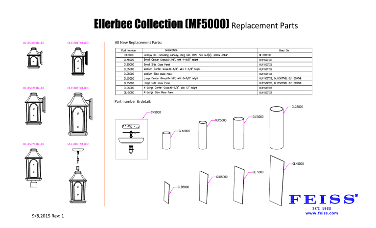 Feiss OL11507TXB-LED, OL11503TXB-LED Product information Feiss OL11507TXB-LED, OL11503TXB-LED Product information