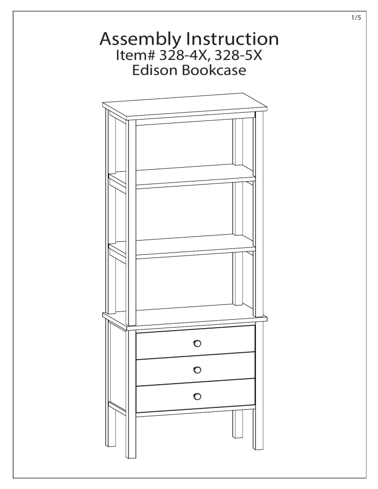 Casual Home 328-52 Installation guide Casual Home 328-52 Installation guide