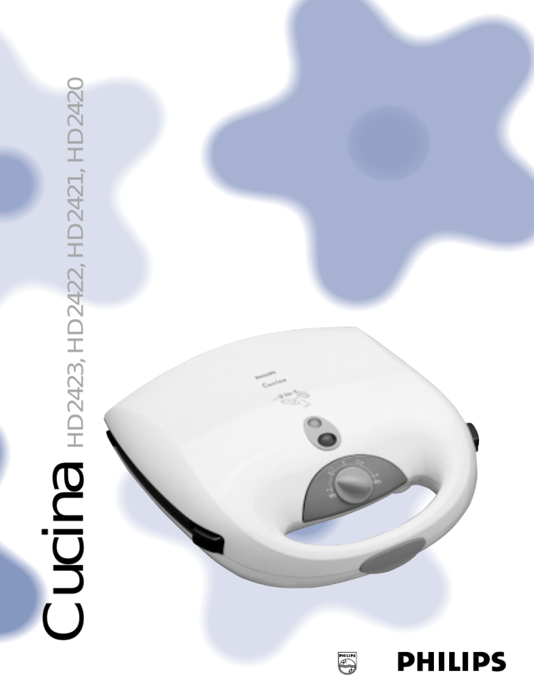 Philips HD 2420 User manual Philips HD 2420 User manual