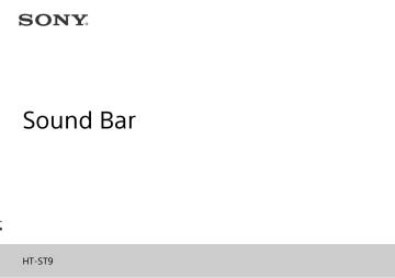 Sony HT-ST9//M Руководство пользователя | Manualzz Sony HT-ST9//M Руководство пользователя | Manualzz