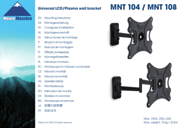Mount Massive 5341030 User guide Mount Massive 5341030 User guide