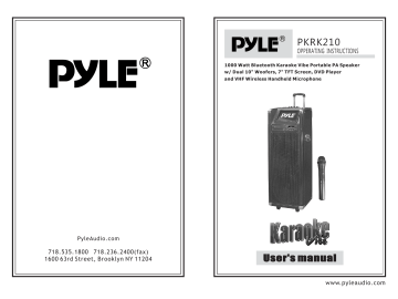 Pyle PKRK210 Powered Cabinet User Manual | Manualzz Pyle PKRK210 Powered Cabinet User Manual | Manualzz