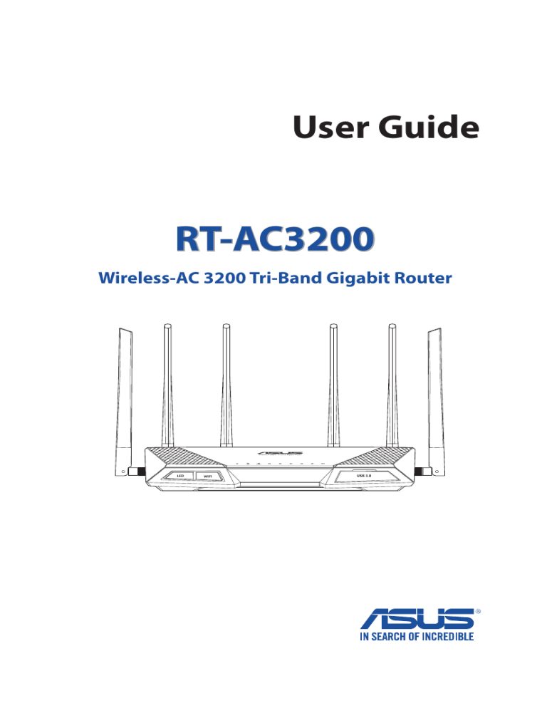 Asus 15Z970-A.AAS7U1, RT-AC3200 AC3200 Owner's manual Asus 15Z970-A.AAS7U1, RT-AC3200 AC3200 Owner's manual