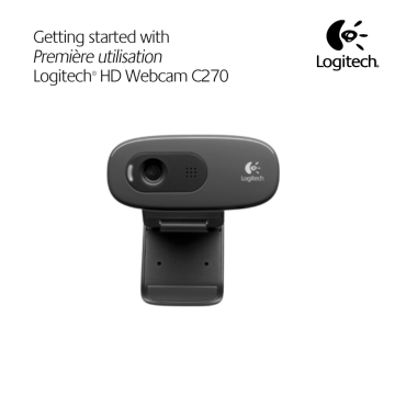 Logitech 960-000694, C270 Webcam HD, HD Webcam C270 Manuel utilisateur | Manualzz Logitech 960-000694, C270 Webcam HD, HD Webcam C270 Manuel utilisateur | Manualzz