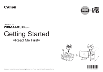 Canon PIXMA MX330, PG-240XL User manual Canon PIXMA MX330, PG-240XL User manual