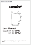 COMFEE' MK-15H01A1B Electric Kettle User Manual