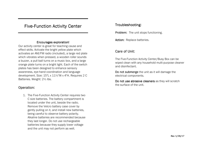 Enabling Devices 510 User manual Enabling Devices 510 User manual