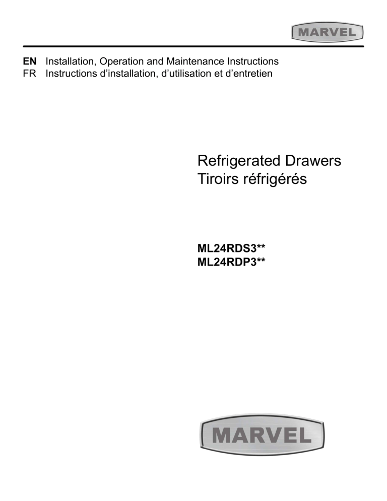 Marvel ML24RDP3NP User guide Marvel ML24RDP3NP User guide