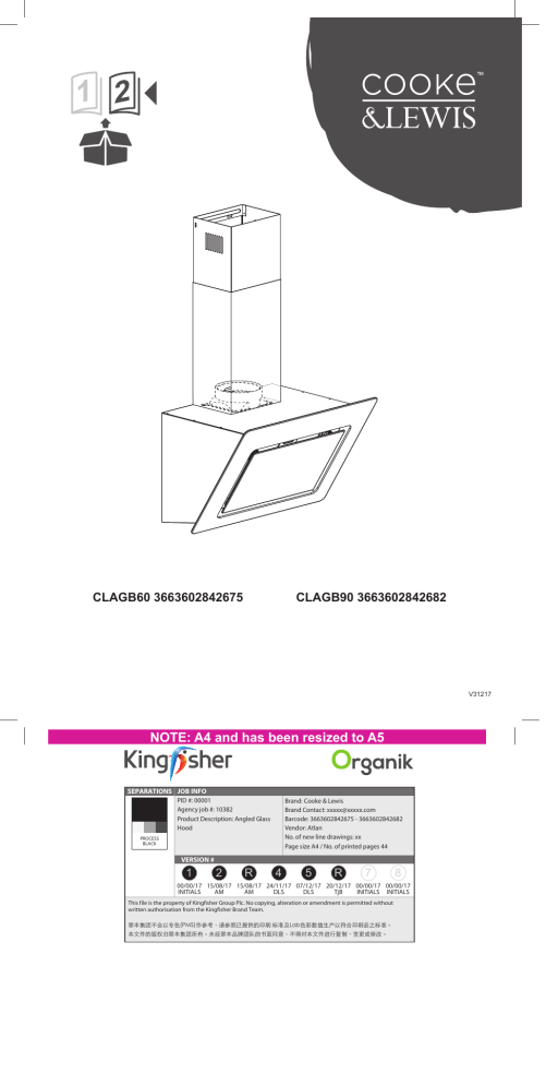 Cooke & Lewis CLAGB90 User manual Cooke & Lewis CLAGB90 User manual