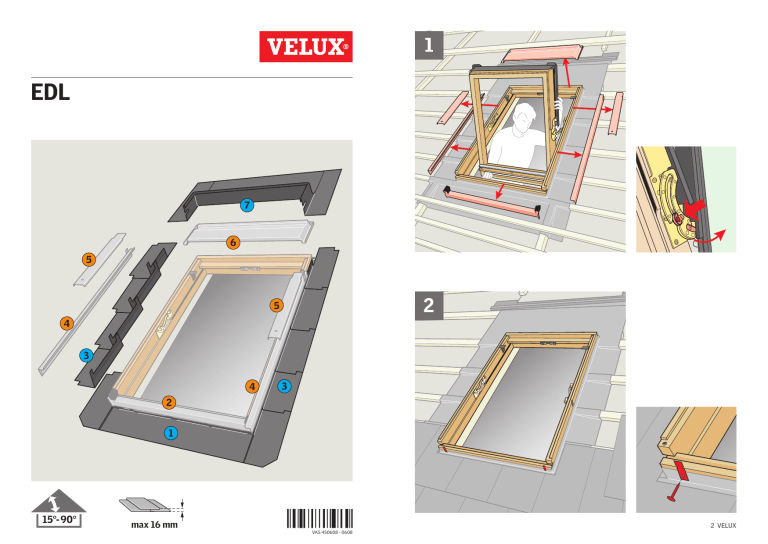 Velux EDL User manual Velux EDL User manual