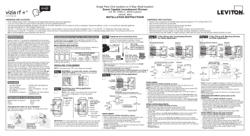Leviton 001-VRI06-1LZ Instructions Leviton 001-VRI06-1LZ Instructions