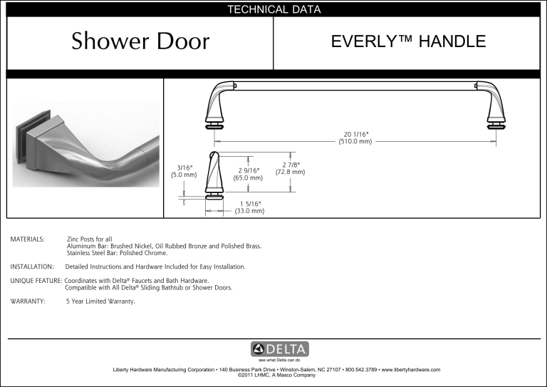 Delta SD3226967 Specification Delta SD3226967 Specification