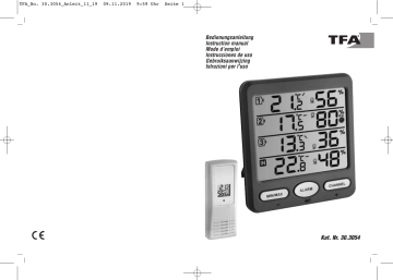 Tfa Dostmann Klima Monitor Wireless Thermo Hygrometer With