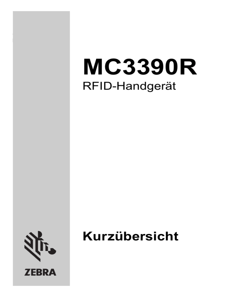 Zebra MC3390R Owner's manual Zebra MC3390R Owner's manual
