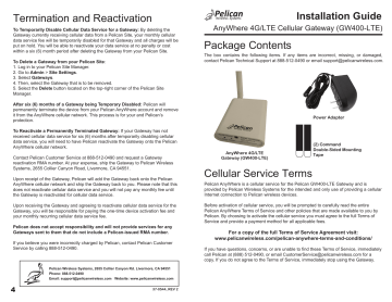 Pelican GW400/GW400-LTE Wireless Gateway Install Guide | Manualzz Pelican GW400/GW400-LTE Wireless Gateway Install Guide | Manualzz