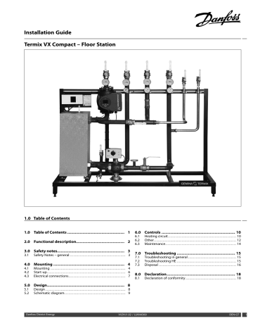 Danfoss Termix Vx Compact Floor Station Operating Guide Manualzz