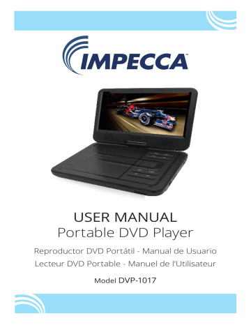 Impecca DVP-1017B , DVP-1017R , DVP-1017K User's Guide Impecca DVP-1017B , DVP-1017R , DVP-1017K User's Guide
