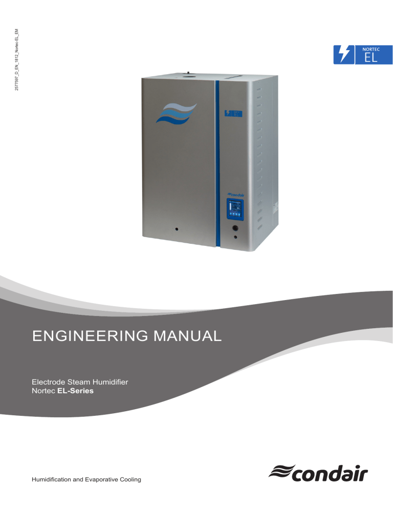 Condair 2577597-D EL Series User manual Condair 2577597-D EL Series User manual