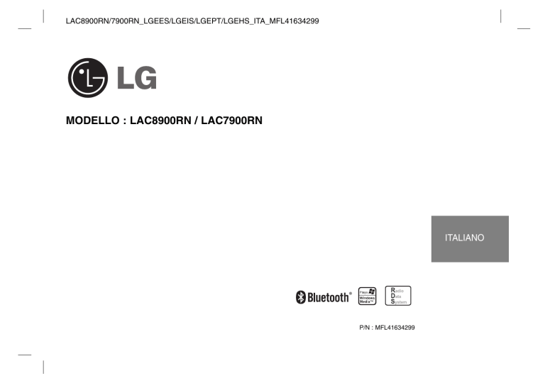 LG LAC7900RN, LAC8900RN Owner's manual LG LAC7900RN, LAC8900RN Owner's manual