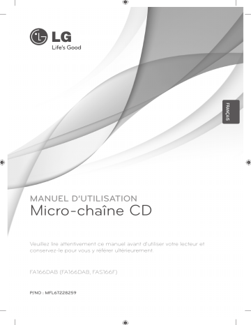 LG FA166DAB Owner's manual LG FA166DAB Owner's manual