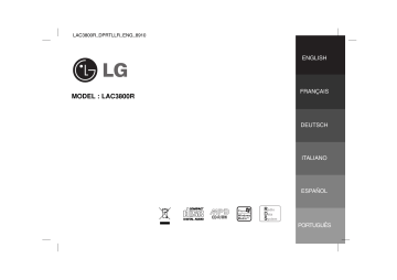 LG LAC3800R Owner's manual LG LAC3800R Owner's manual