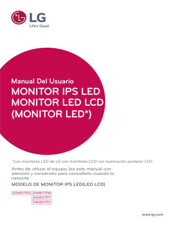 LG 24MB37PY-W Manual de Usuario | Manualzz LG 24MB37PY-W Manual de Usuario | Manualzz