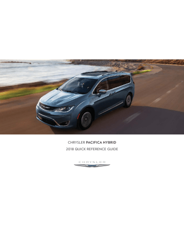 Chrysler 2018 Pacifica Hybrid van Quick Reference Guide | Manualzz Chrysler 2018 Pacifica Hybrid van Quick Reference Guide | Manualzz