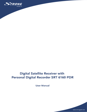 Strong SRT 6160 PDR User manual | Manualzz Strong SRT 6160 PDR User manual | Manualzz