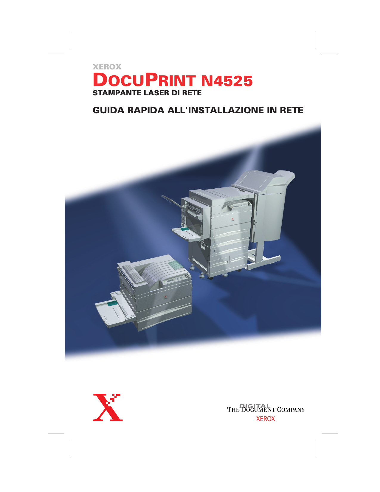 Xerox N Docuprint Guida D Installazione Manualzz