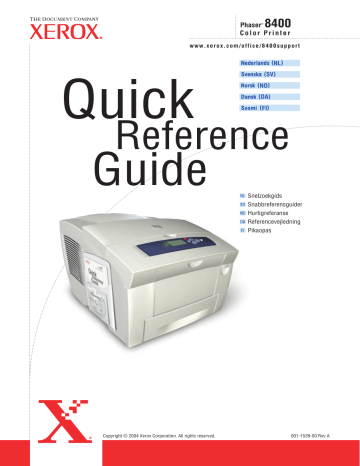 Xerox Phaser Henvisning Guide Manualzz