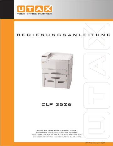 Utax CLP 3526 Print System Bedienungsanleitung | Manualzz Utax CLP 3526 Print System Bedienungsanleitung | Manualzz