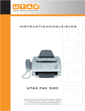 Utax FAX 520 Operating instructions Utax FAX 520 Operating instructions