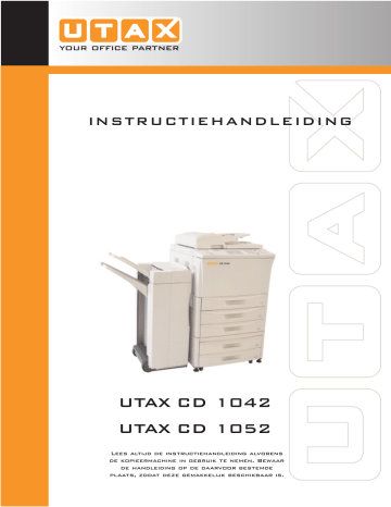 Utax CD 1052, CD 1042 Operating instructions Utax CD 1052, CD 1042 Operating instructions