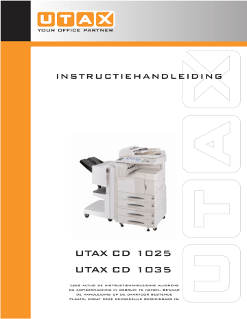 Utax CD 1035, CD 1025 Operating instructions Utax CD 1035, CD 1025 Operating instructions