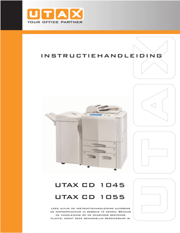Utax CD 1045, CD 1055 Operating instructions Utax CD 1045, CD 1055 Operating instructions