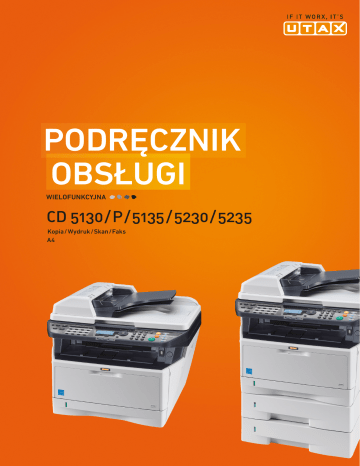 Utax CD 5230 Copy System Instrukcja obsługi | Manualzz Utax CD 5230 Copy System Instrukcja obsługi | Manualzz