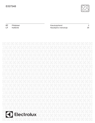 Electrolux EIS7548 User manual Electrolux EIS7548 User manual