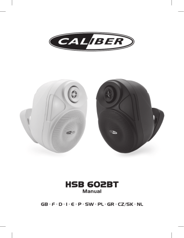 Caliber HSB602BT/W, HSB602BT/B, HSB602BT-B, HSB602BT-W Owner's manual Caliber HSB602BT/W, HSB602BT/B, HSB602BT-B, HSB602BT-W Owner's manual